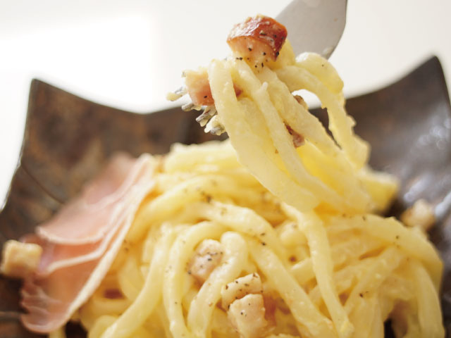 カルボナーラうどん